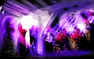Tablao Flamenco Los Gallos Sevilla 2 Digitale Kunst getiteld "Tablao Flamenco Los…" door Alfonso García, Origineel Kunstwerk, Digitale fotografie