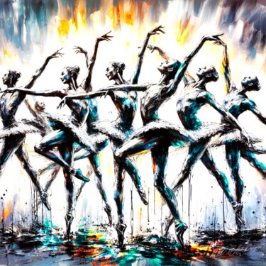 Ballet Bodies - Ballet Dancers Digital Arts titled "Ballet Bodies - Bal…" by Sykart Designs, Original Artwork, AI generated image