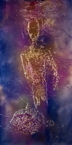 绘画 标题为“I AM A PART OF EVER…” 由Jasnica Klara Matić, 原创艺术品, 蜡