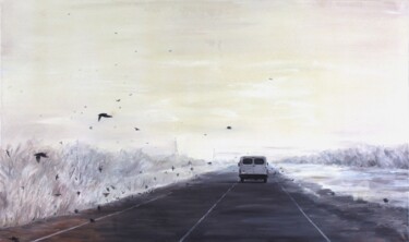 «The Road Home» "«The Road Home»" başlıklı Tablo Pavel Nechaev tarafından, Orijinal sanat, Petrol