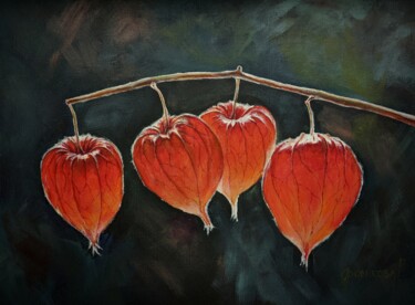 绘画 标题为“Physalis” 由Galina Yarovikova, 原创艺术品, 丙烯