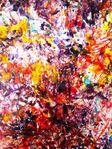 CHILDRENS DREAMS_FRAGMENT#4 Peinture intitulée "CHILDRENS DREAMS_FR…" par Selena Sashina, Œuvre d'art originale, Acrylique Monté sur Châssis en bois