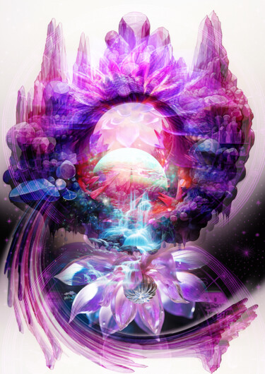 数字艺术 标题为“Diffraction” 由Vyctoire Sage, 原创艺术品, 照片蒙太奇