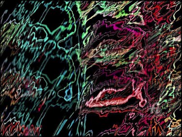 数字艺术 标题为“VARIATION "369"” 由Christa Kloß, 原创艺术品, 2D数字工作
