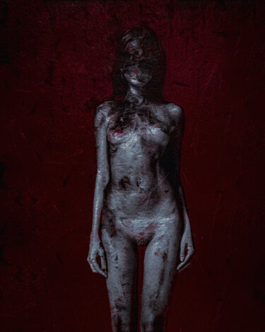 Crimson Echo Digital Arts titled "Crimson Echo" by Anton Pustovalov, Original Artwork, Digital Painting