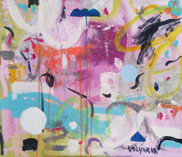 Abstrakte Malerei Mai Landschaft 2 绘画 标题为“Abstrakte Malerei M…” 由Natalya Volynska, 原创艺术品, 丙烯 安装在木质担架架上