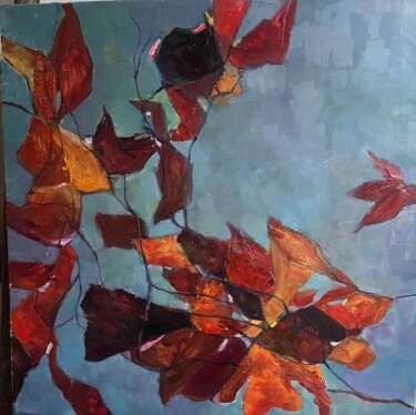 绘画 标题为“Feuilles d’automne” 由Ghislaine Rimmen-Mohl, 原创艺术品, 油