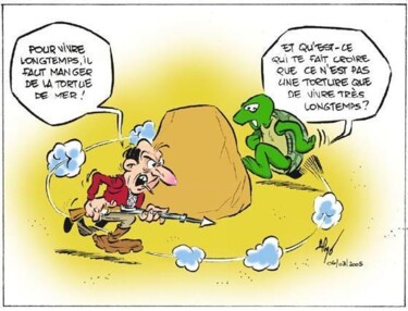 Dessin intitulée "protegeons notre en…" par Almo The Best, Œuvre d'art originale