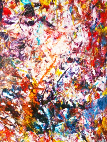 Childrens Dreams_fragment#6 Peinture intitulée "Childrens Dreams_fr…" par Selena Sashina, Œuvre d'art originale, Acrylique Monté sur Châssis en bois