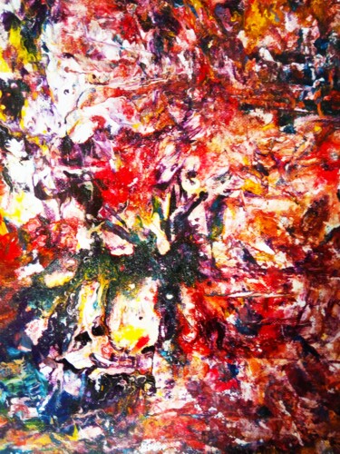 Childrens Dreams_fragment#7 Peinture intitulée "Childrens Dreams_fr…" par Selena Sashina, Œuvre d'art originale, Acrylique Monté sur Châssis en bois