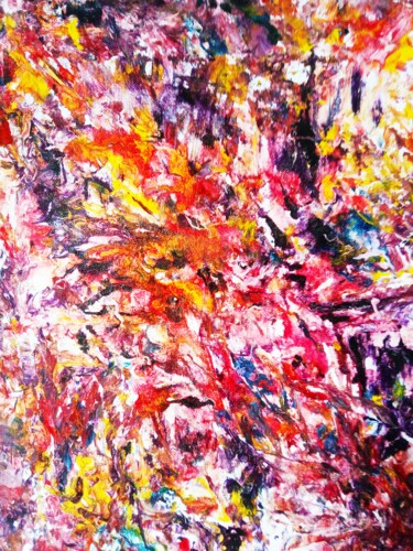 Childrens Dreams_fragment#8 Peinture intitulée "Childrens Dreams_fr…" par Selena Sashina, Œuvre d'art originale, Acrylique Monté sur Châssis en bois