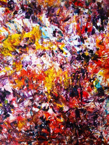 Childrens Dreams_fragment#10 Peinture intitulée "Childrens Dreams_fr…" par Selena Sashina, Œuvre d'art originale, Acrylique Monté sur Châssis en bois