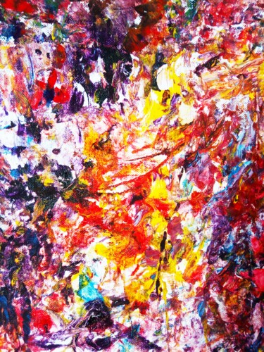 Childrens Dreams_fragment#12 Peinture intitulée "Childrens Dreams_fr…" par Selena Sashina, Œuvre d'art originale, Acrylique Monté sur Châssis en bois