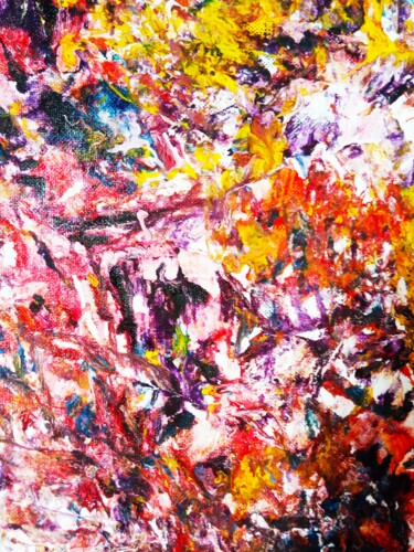 Childrens Dreams_fragment#13 Peinture intitulée "Childrens Dreams_fr…" par Selena Sashina, Œuvre d'art originale, Acrylique Monté sur Châssis en bois