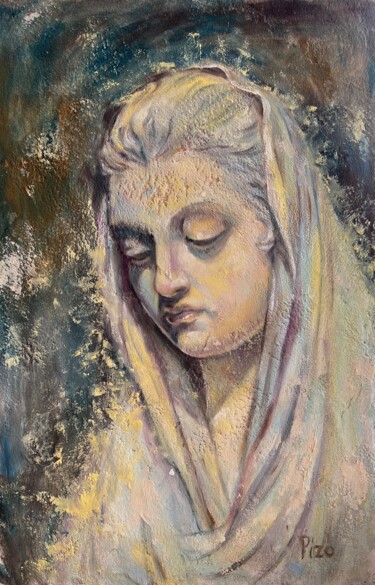 绘画 标题为“"Maria"” 由Isolde Pavlovskaya, 原创艺术品, 油 安装在纸板上