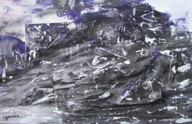 Val-des-Monts 2023-22 Schilderij getiteld "Val-des-Monts 2023-…" door Claude Gascon, Origineel Kunstwerk, Acryl Gemonteerd op Houten paneel