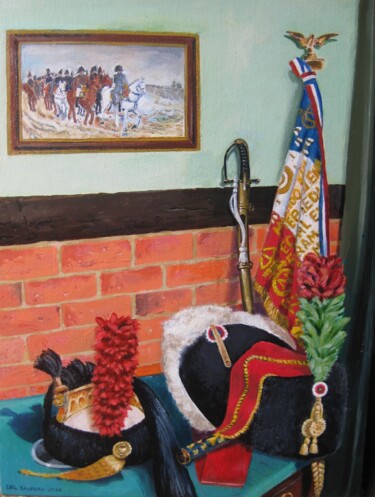 绘画 标题为“NAPOLEONIC CORNER” 由David Sankey, 原创艺术品, 油