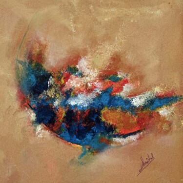 Peinture intitulée "Sirtaki" par Conie Senac, Œuvre d'art originale, Acrylique