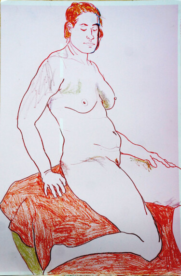 croquis 8 Dessin intitulée "croquis 8" par Constant Fenec, Œuvre d'art originale, Huile