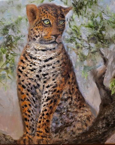 Pintura intitulada "Searching" por Elena Mardashova, Obras de arte originais, Óleo