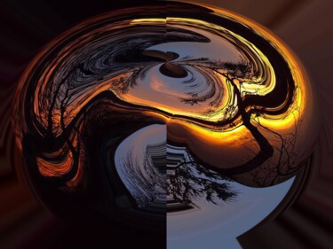 Digital Arts titled "Digital Abstract No…" by Shahriar Aghakhani, Original Artwork, Digital Painting