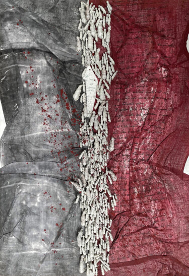 绘画 标题为“Geremia 23:1” 由Luciana Gallo, 原创艺术品, 颜料 安装在木质担架架上