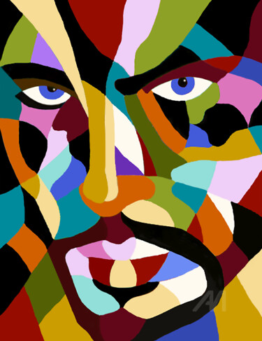 Peinture intitulée "Expressions" par Mimi Eres, Œuvre d'art originale, Acrylique