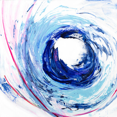 Ciels 12 Peinture intitulée "Ciels 12" par Joelle Kem Lika, Œuvre d'art originale, Acrylique Monté sur Châssis en bois