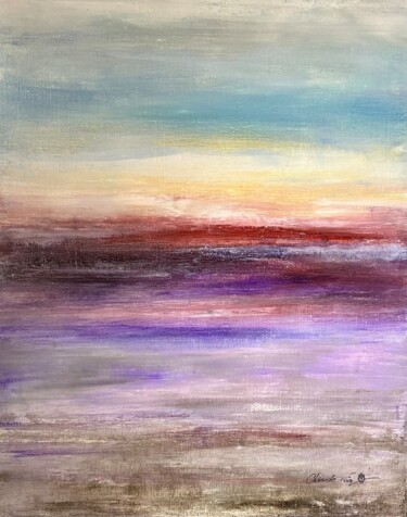 Peinture intitulée "Un matin brumeux" par Irina Ivancov (Chouette Nia), Œuvre d'art originale, Acrylique Monté sur Châssis e…