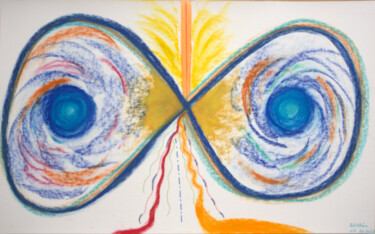 Matérialisation infinie 图画 标题为“Matérialisation inf…” 由Anne Laure Klein, 原创艺术品, 粉彩