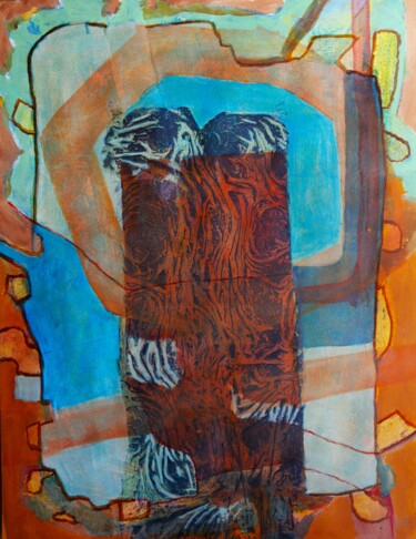 Peinture intitulée "Acroamatique" par Philippe Casaubon, Œuvre d'art originale, Huile