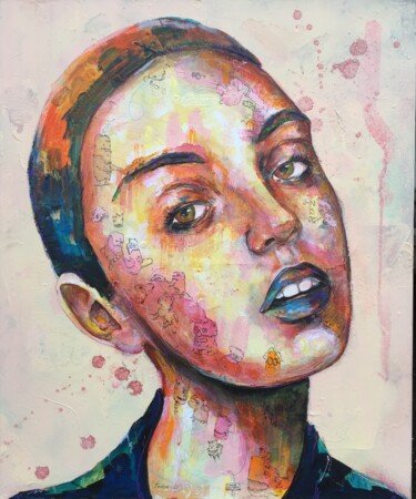 Peinture intitulée "Ralentie" par Pascal Fairier, Œuvre d'art originale, Acrylique