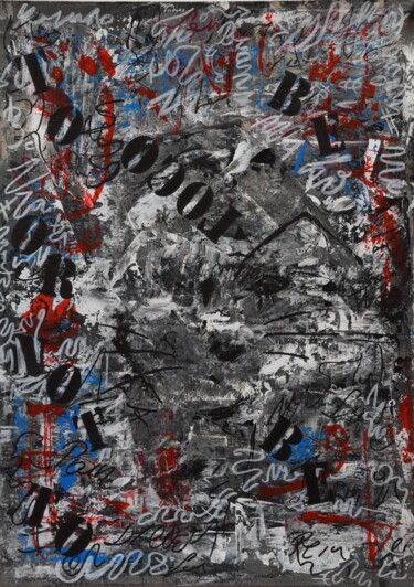 Loco / Crazy Rat Painting titled "Loco / Crazy Rat" by Małgorzata Wartołowicz (Margot Sophie), Original Artwork, Acrylic