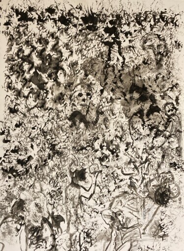 "In the 16th Century" başlıklı Tablo Steve Phillips tarafından, Orijinal sanat, Petrol