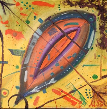 제목이 "Abstract N3"인 미술작품 Mister Pi로, 원작, 기름