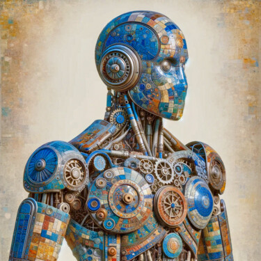 Digital Arts titled "Mosaic" by Tthomopoulos, Original Artwork, AI generated image