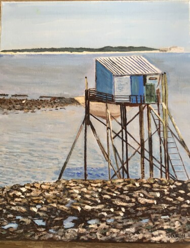 Painting titled "Ile madame" by Jacques Duron, Original Artwork, Oil