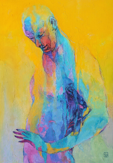 绘画 标题为“Who am I?” 由Стас Прохорцев (Stanislav Prokhortsev), 原创艺术品, 油