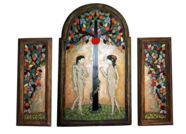 雕塑 标题为“THE TREE OF THE KNO…” 由Raluca-Ioana Enăchescu, 原创艺术品, 镶嵌