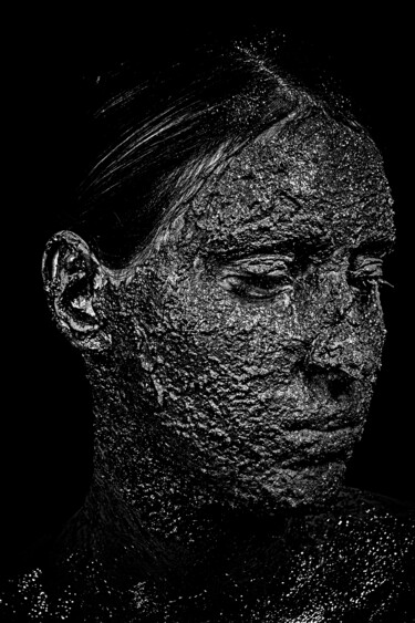 摄影 标题为“The stone face” 由Gelu Stanculescu, 原创艺术品, 数码摄影