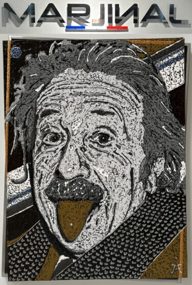 RELATIVITY / SCULPTURE CHÂSSIS-DÉCALÉ-MARJINAL D INOX Peinture intitulée "RELATIVITY / SCULPT…" par Marjinal Artiste Peintre Décalé Français, Œuvre d'art originale, Acrylique Mon…
