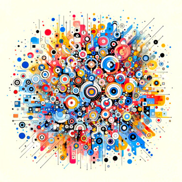 Digital Arts titled "Le chaos originel" by Tthomopoulos, Original Artwork, AI generated image