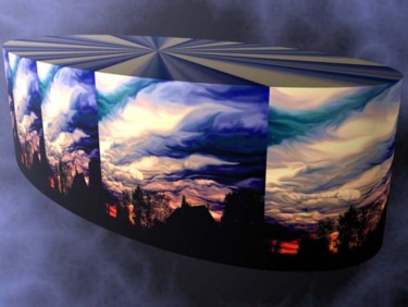 Digital Arts titled "Quazi-Quantum Sky 8" by Jason Stillman, Original Artwork