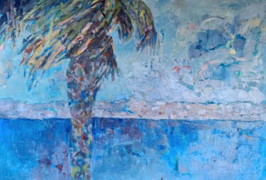 Painting titled "Reggio Calabria cro…" by Domenico Asmone, Original Artwork, Oil Mounted on Wood Stretcher frame