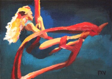 Peinture intitulée "Envol" par Francois Xavier Vaudeleau, Œuvre d'art originale, Acrylique Monté sur Châssis en bois