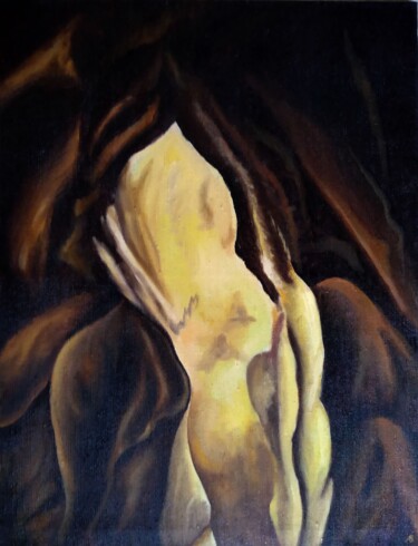 Silence of the Recluse / Молчание Затворника Peinture intitulée "Silence of the Recl…" par Vladimir Abaimov, Œuvre d'art originale, Huile