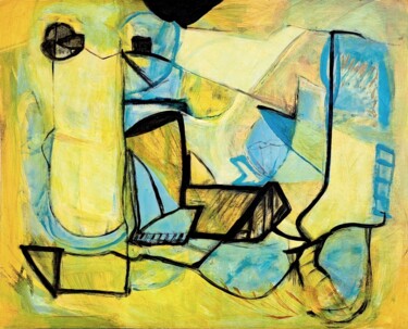 Painting titled "LEVITY" by Stephen Lucas, Original Artwork, Acrylic