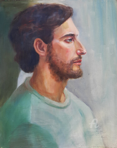 제목이 "Life Painting from…"인 미술작품 Nastya Prairie로, 원작, 기름