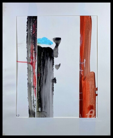 Painting titled "acrylique.5" by Didou, Original Artwork, Acrylic