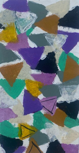 Painting titled "acrylique .13" by Didou, Original Artwork, Acrylic